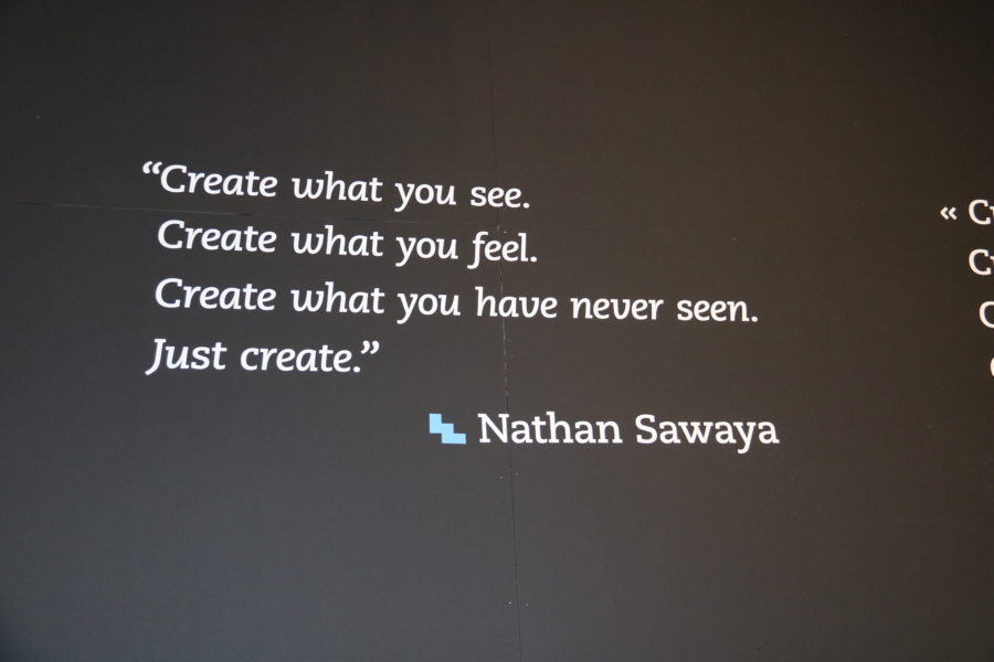 Quote by nathan sawaya artist creat what you see, create what you feel create what you have never seen, just create