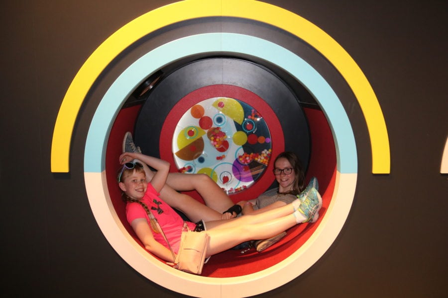 relaxing in a tube at zooom zone