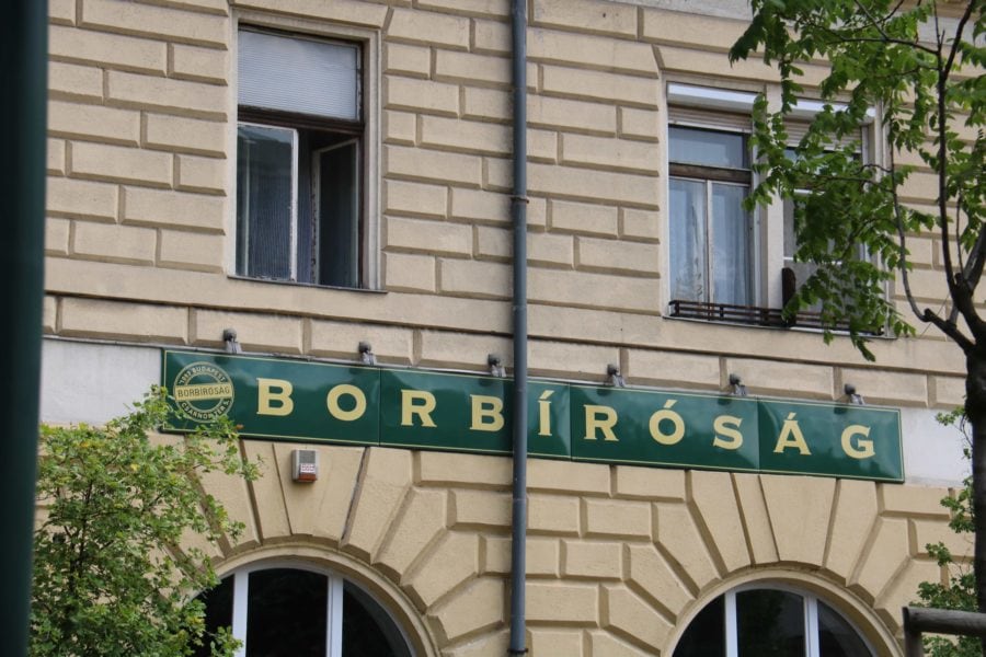 exterior of Borbirosag hungarian restaurant Budapest