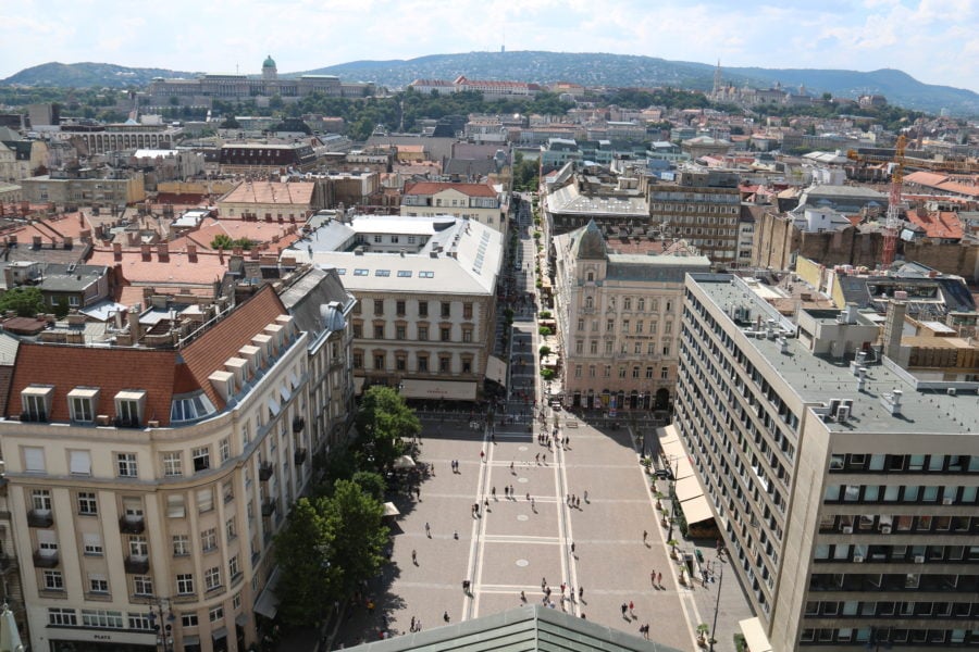 image taken on Budapest walking tour from the basilica tower