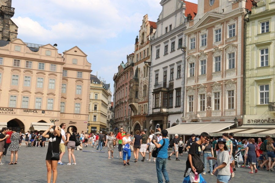 image of Prague Old Town Square on day 1 of 3 days in Prague Itinerary