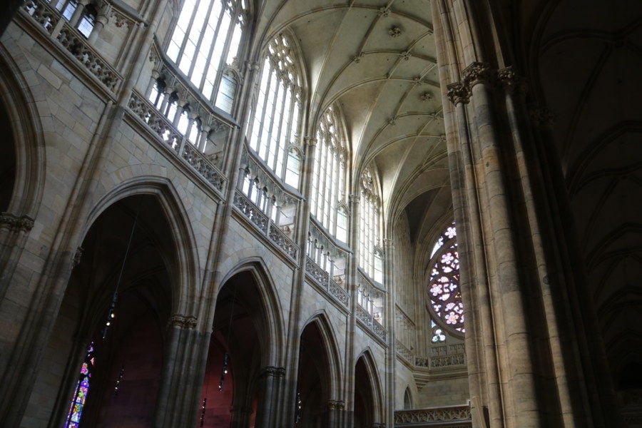 image of interior of St Vitus