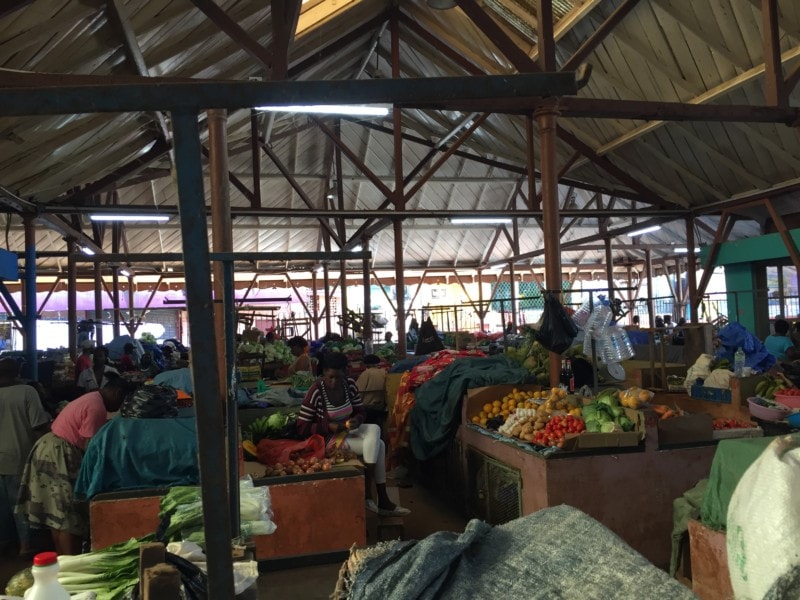 image of private guide in Jamaica market