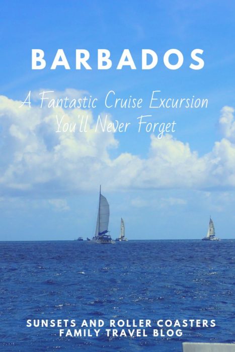 Barbados is just as beautiful on water as on land. Enjoy floating on the Caribbean Sea, eating wonderful food and swimming with gorgeous sea turtles and mysterious ship wrecks during a Barbados Catamaran Excursion. #barbados #caribbean #travelbarbados #islandgetaways #seaturtles #travelwithkids