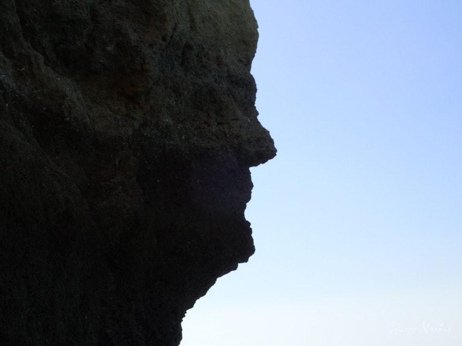 rock shaped like a man's face is one of things to do in Carvoeiro boat tour