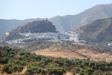 Family holidays in Spain itinerary feature photo shows white village in hills