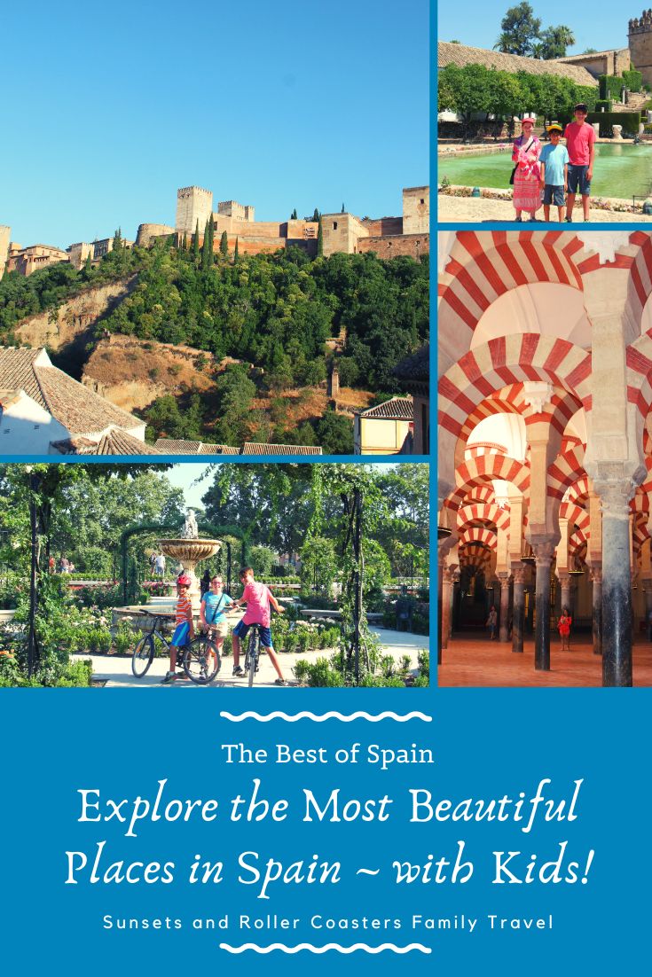 Planning family holidays in Spain? From Catalunya to Andalusia, Spain is filled with incredible sights and things to do. This Spain itinerary includes the best and most beautiful places in Spain. It will take you through 7 amazing destinations with incredible sights that can't be missed in each location. Create a holiday that you and your family will never forget! Spain with kids is fantastic!! #spaintravel #europewithkids #familytravel #spain #travelwithkids #spainitinerary #spainwithkids
