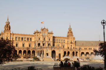 3 days in Seville itineary things to do in Seville photo of placa d'espana