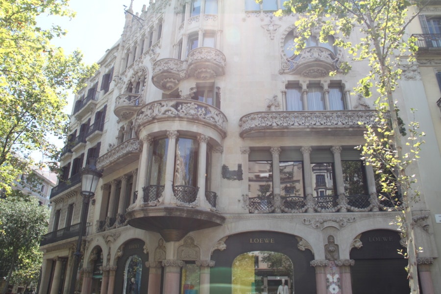 exterior of Casa Mila in Barcelona Itinerary