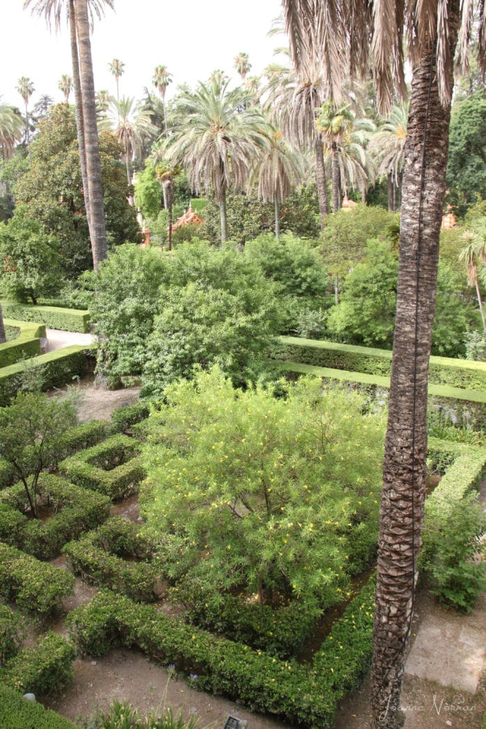 gardens and mazes in Seville