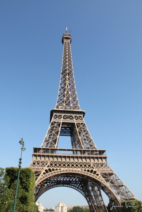 eiffel tower on Paris holidays