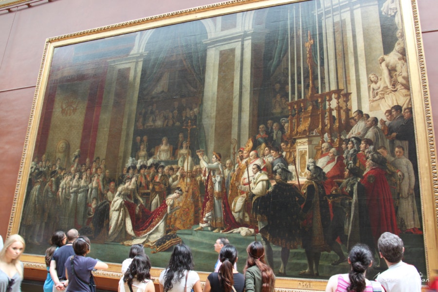 painting of napolean being crowned