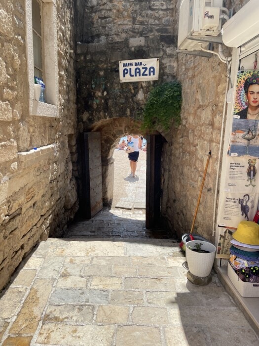cobblestone walkway to beach Montenegro Travel Guide