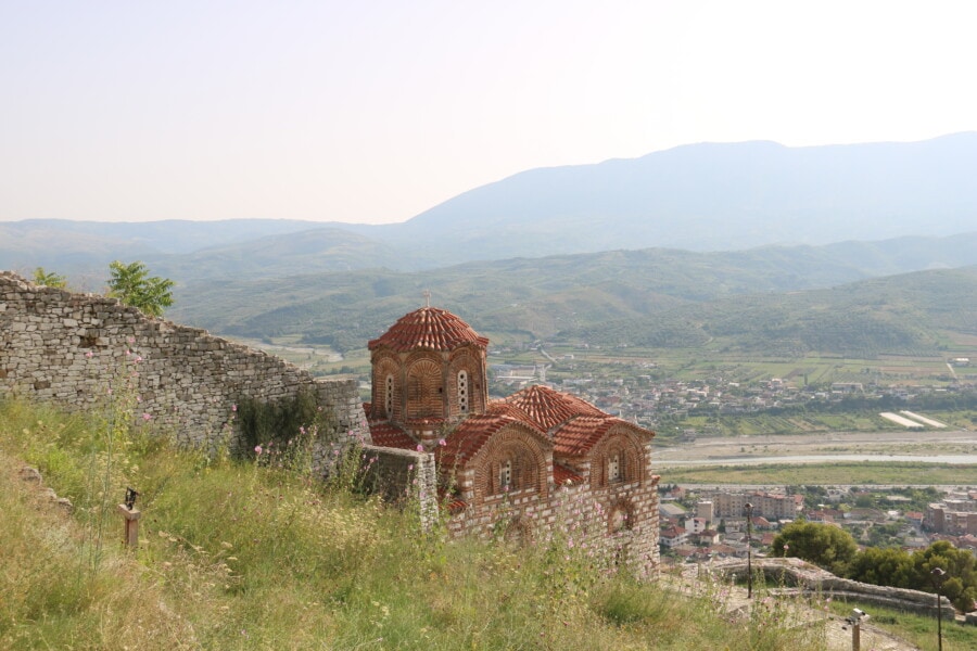 red mosque Berat Albania Travel Itinerary