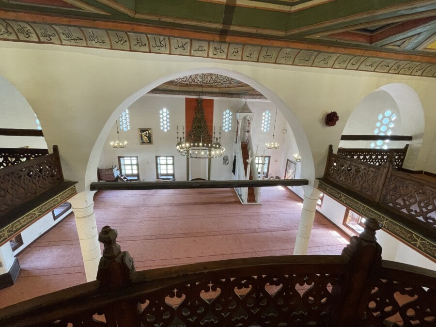 interior of mosque berat Albania Travel Itinerary