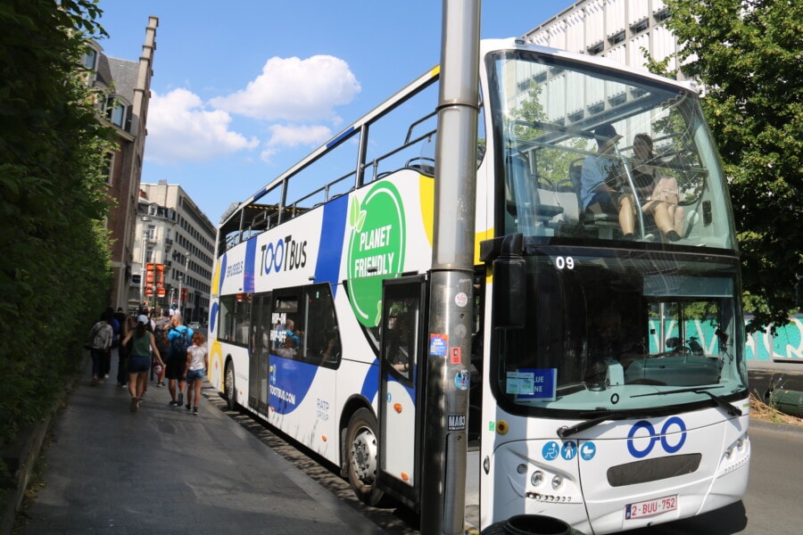 toot bus hop on hop off bus belgium
